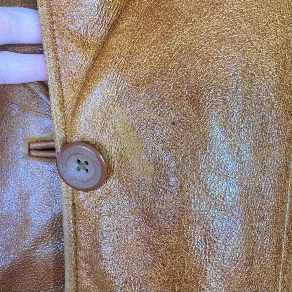 Vintage Valerie Stevens Brown 100% Leather Jacket - Picture 12 of 14